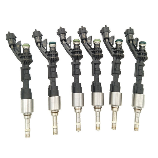 6pcs Fuel Injectors FJ1113 for Jaguar for F-Type XJ XF 2013-2015 3.0L FX23-9F593-AC
