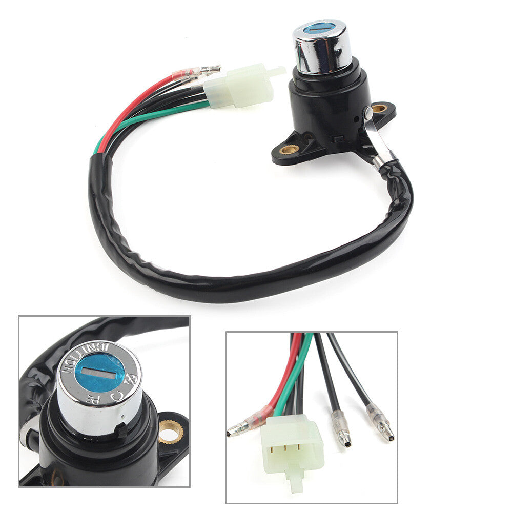 Fit for Honda CA125 1995-99 CMX250 Rebel 85-15 Ignition Switch Lock Key 3 pin 6 wire