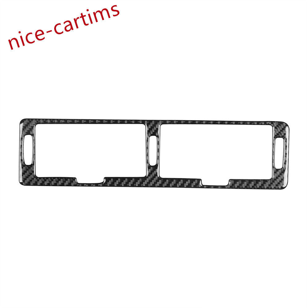 1¡ÁCarbon Fiber Center Air Vent Outlet Panel Cover for BMW 7 Series E38 1994-2001