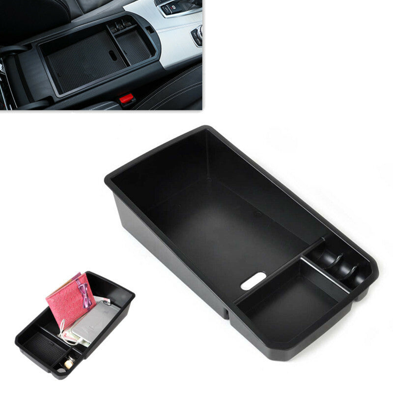 Car Center Console Armrest Storage Box Liner Coin Holder Tray Rubber Mat