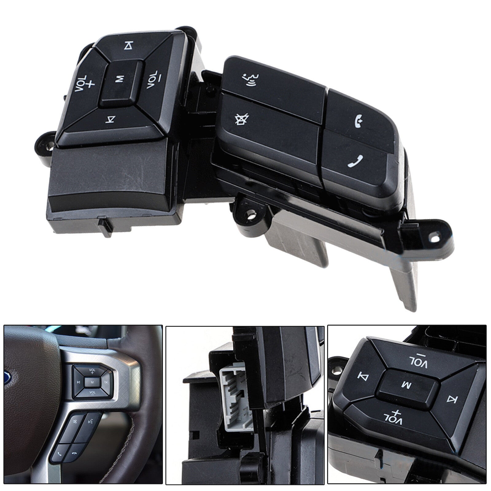 for Ford F150 F250 F350 Right Steering Wheel Volume Sync Switch Button AT