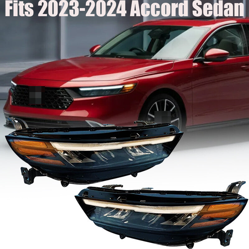All LED headlight kits are suitable for 2023 and 2024 Accord sedans driver and passenger side.