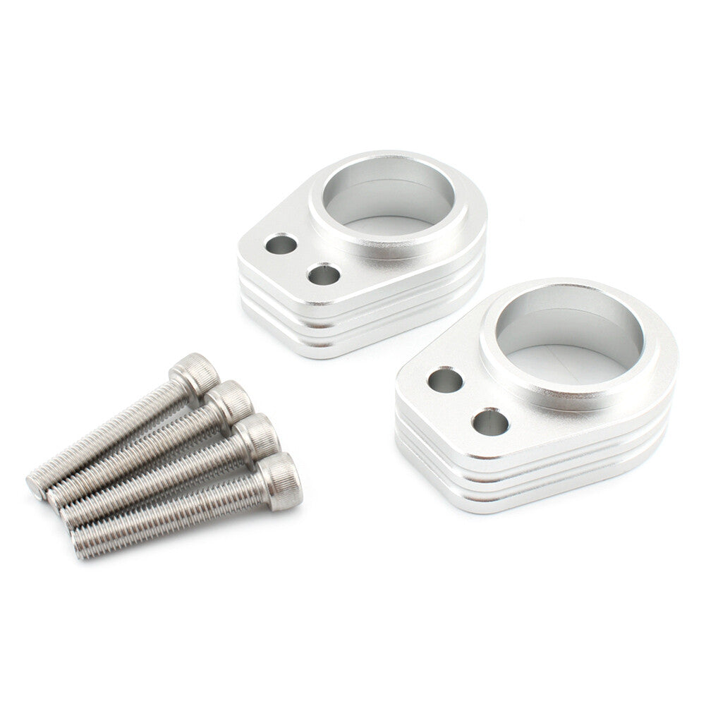 for Kawasaki ZZR1200 Motorcycle Handlebar Riser Spacer Riser Mount Clamp Chrome