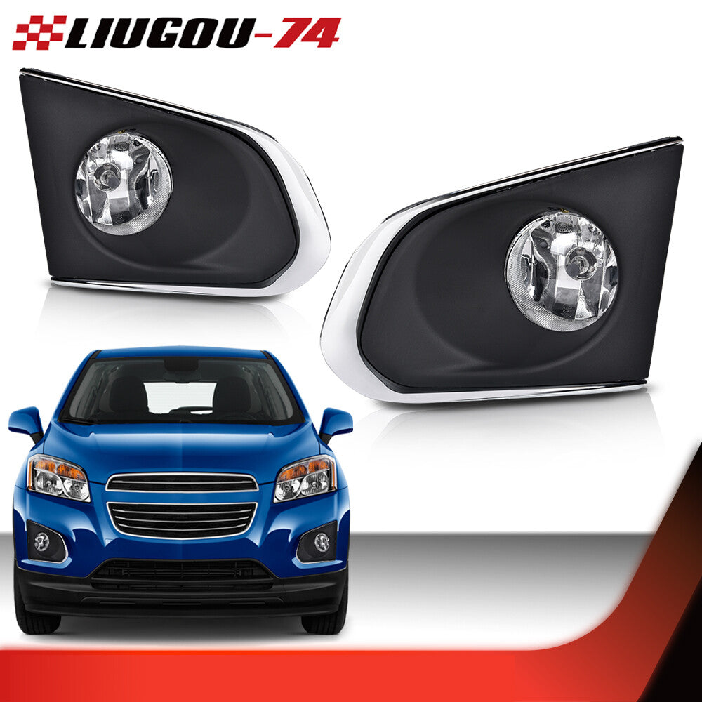 Suitable for 2015 for Chevrolet Trax LS LT LTZ. Transparent fog lights with anti-collision lights and bulbs.