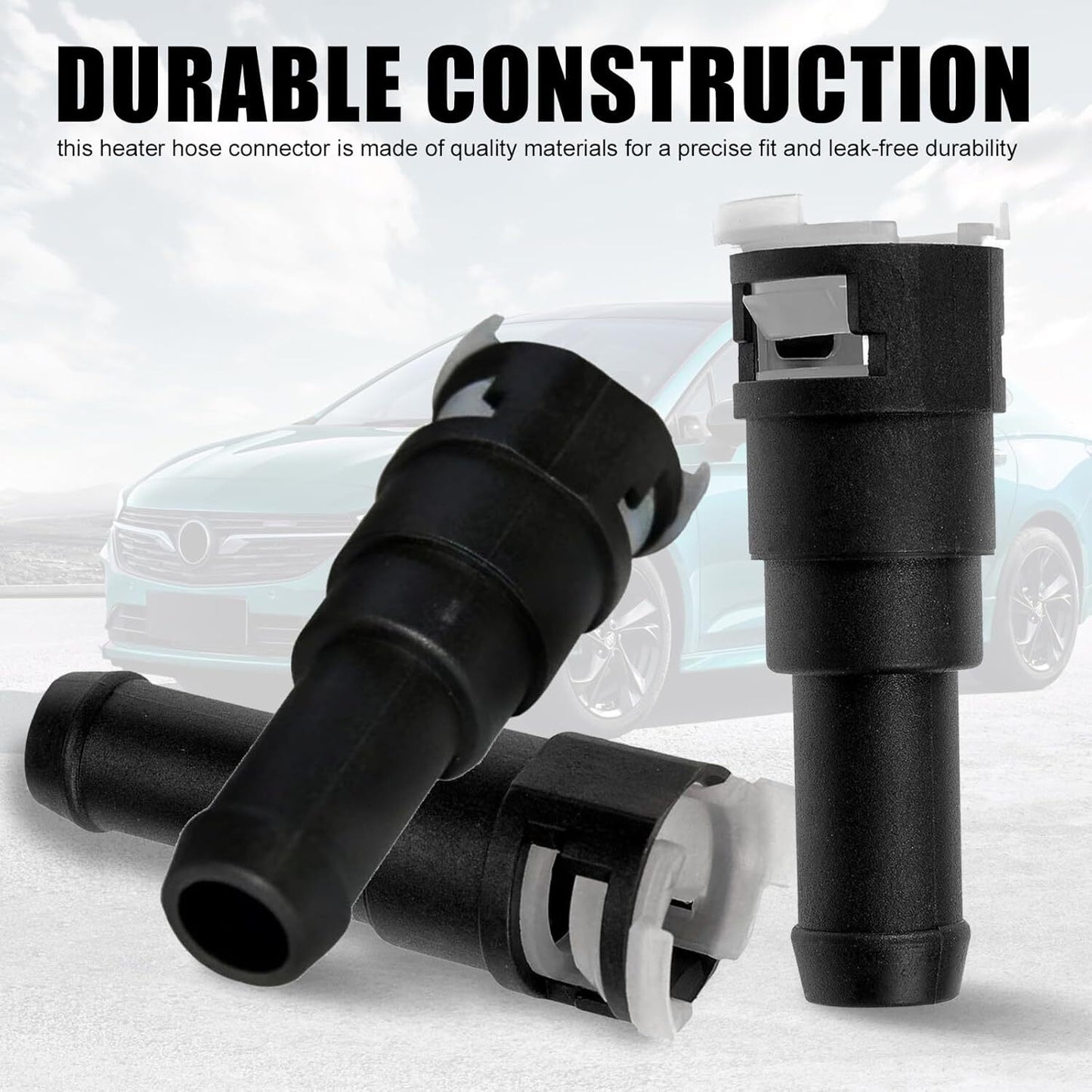 Tight-fitting, leak-proof, American-made heater hose connector 2850