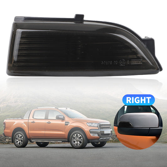 Right Side Mirror Turn Signal Light Lens for Ford Everest 15-19 Ranger T6 12-19
