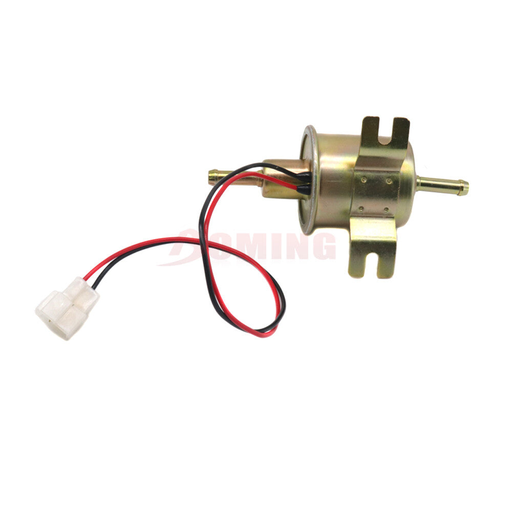 12V Inline Low Pressure Electric Fuel Pump Universal 2.5-4PSI Gas Diesel HEP-02A