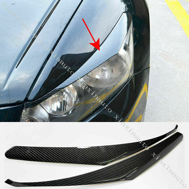 for Honda Accord 2008-2012 Carbon Style ABS Headlight Lamp Eyelid Molding Trims