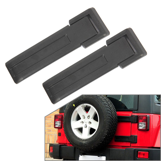 Black Upper Rear Tailgate Hinge Cover for Jeep for Wrangler JK 2007-2018