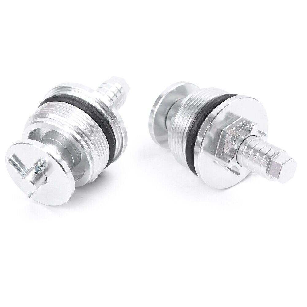 Front Preload Adjusters Fork Bolts Fit for Honda CBR250R Silver