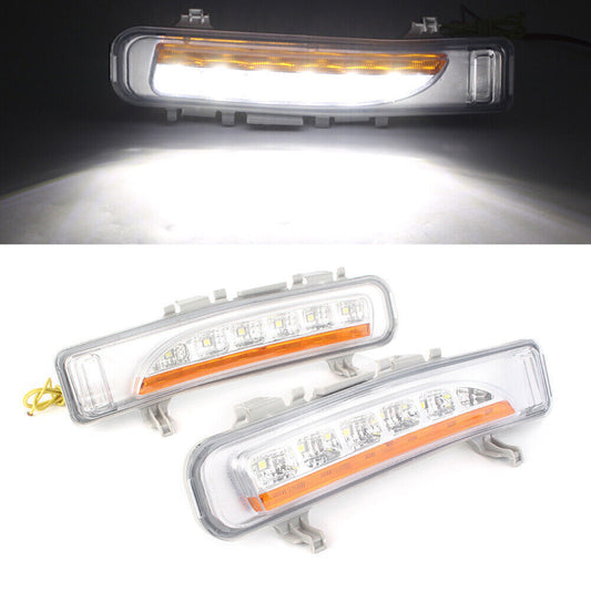 2x LED Daytime Running Light Fit for Ford Edge SUV Fog Lamp DRL 2011-2014