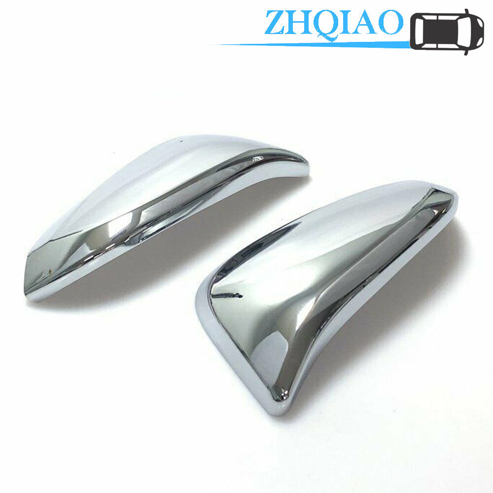 Pair Chrome Side Door Half Mirror Cover Trim Fits for Toyota RAV4 2013-2018
