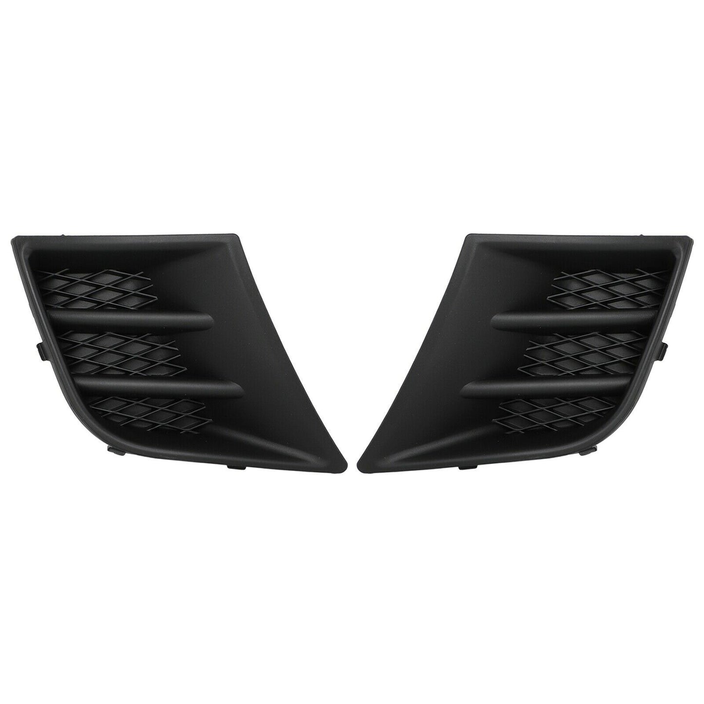 Front bumper fog grille cover without light holes is suitable for 2009-12 for Peugeot 107 (Right + Left -).
