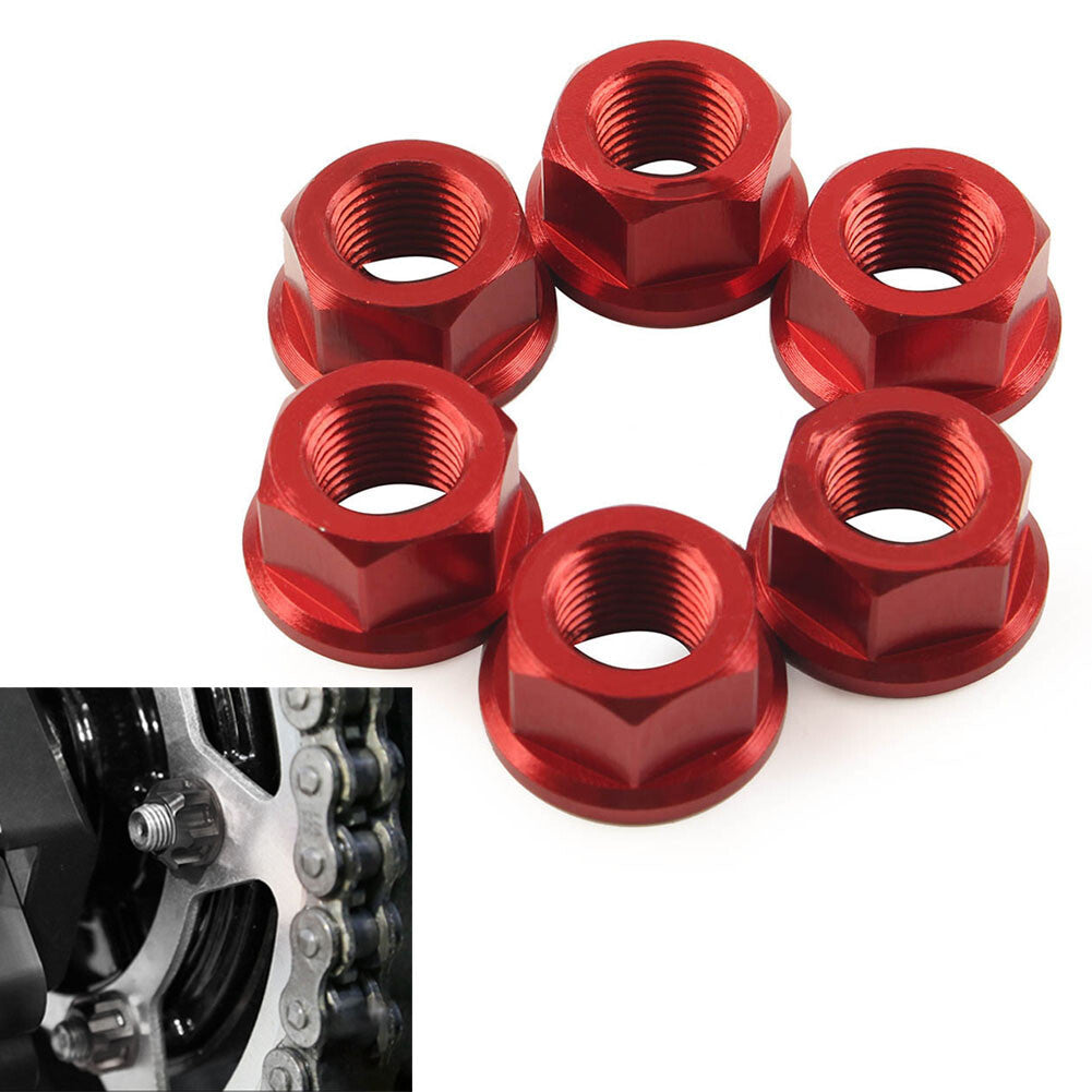 M101.0 Rear Sprocket Nuts for Ducati Streetfighter Panigale V4 S Speciale Red