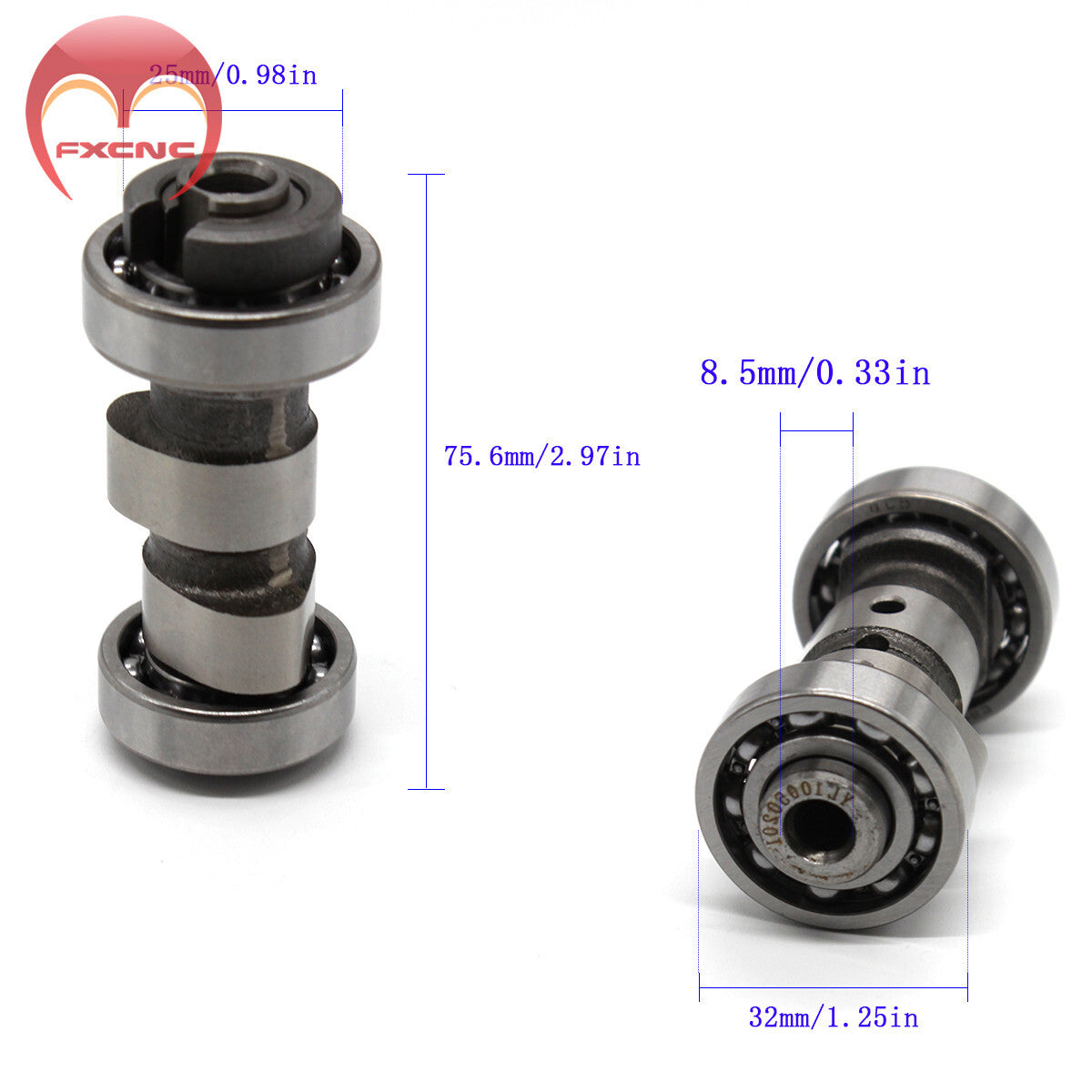 Camshaft for Yamaha YBR125 XTZ 125 motorcycle racing