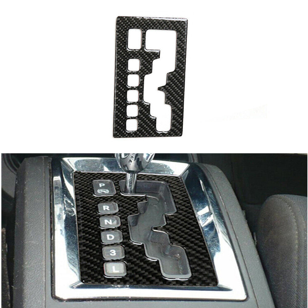 Carbon Fiber Inner Gear Shifter Panel Trim for Dodge Journey 2010 SXT SE Type B