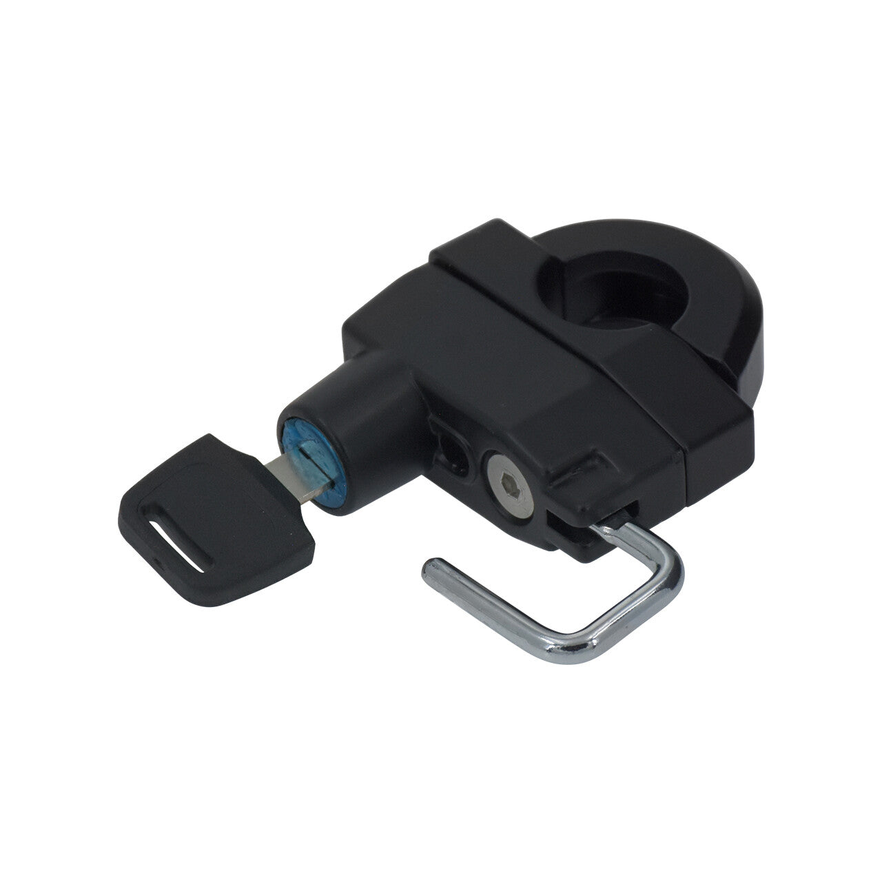 Universal Motorcycle Handlebars Helmet Lock Fit for Harley Softail Road Glide