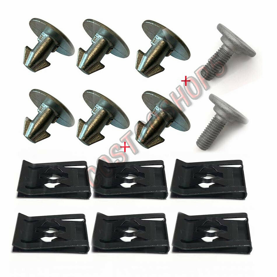 14pcs Engine Lower Cover Pin Screw  Bolt Access Clip OE for Honda CR-V for Civic