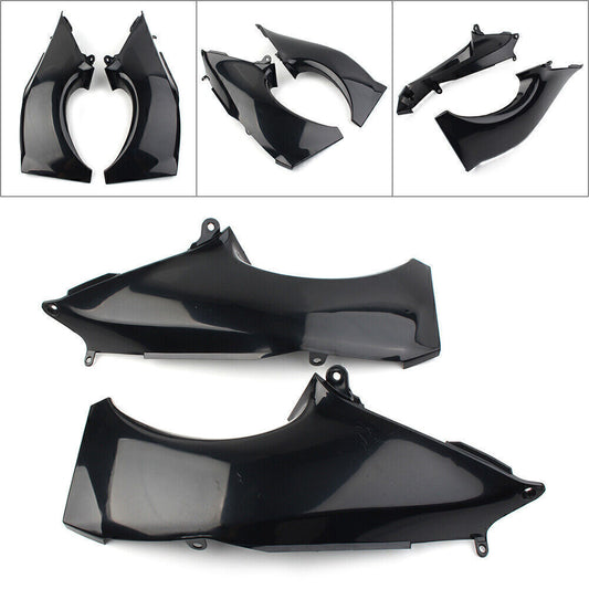 Left Right Air Duct Tube Cover Fairing for Kawasaki ZX12R 2000 2001 Black Pair