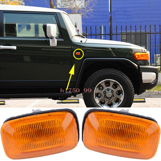 2p Fender Marker Turn Signal Lights for Toyota for Land Cruiser LC76 LC80 90 100