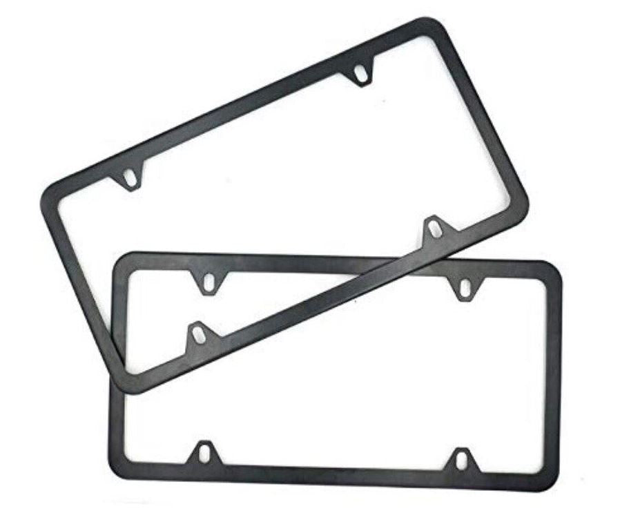 Car license plate frame cover cap trunk ultra-thin metallic black suitable for Buick
