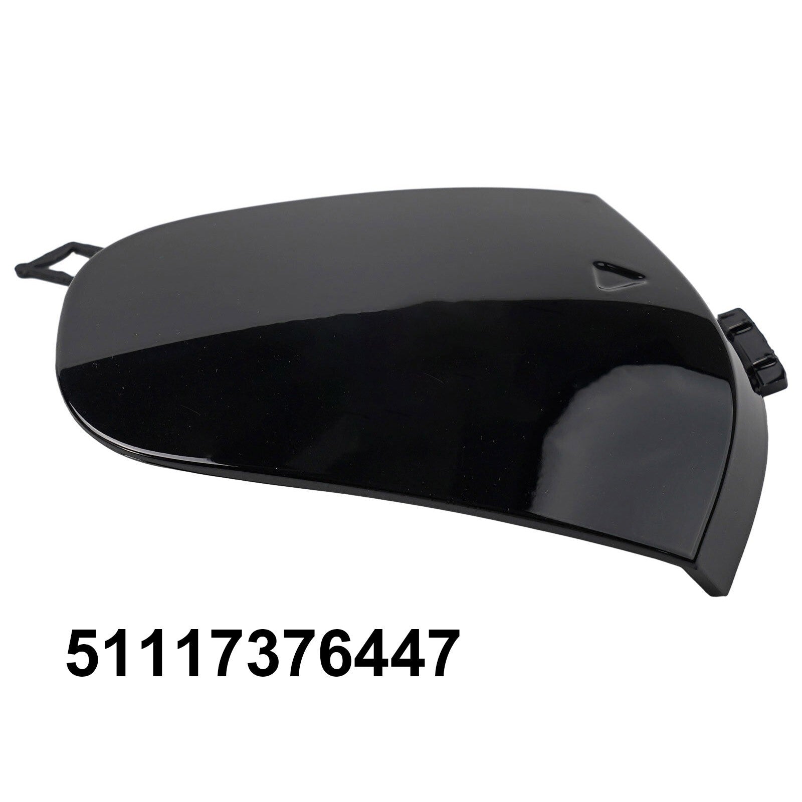 Gloss Black Front Bumper Tow Hook Eye-Cover 51117376447 for MINI Clubman F54