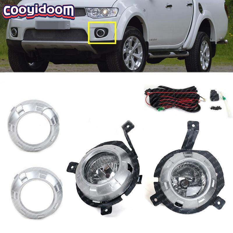 One fog light wiring harness cover with switch for Mitsubishi Triton / L200 2006-2008