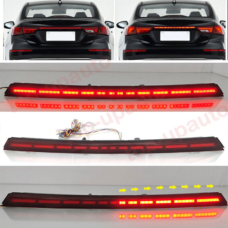 for Kia Forte 2019-2023 GTstyle LED Rear Trunk Brake Light Bar Strip Tail Lamp