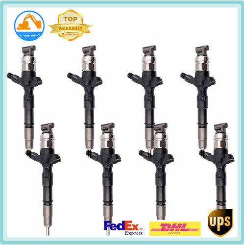 8X Fuel Injector 23670-09060 095000-7761 for Toyota Hiace Hilux Motor 2KD-FTV
