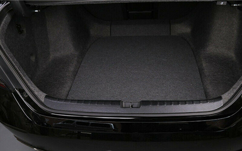 for Honda Accord 2018-22 PU Carbon Fiber Inner Rear Bumper Protector Guard trim