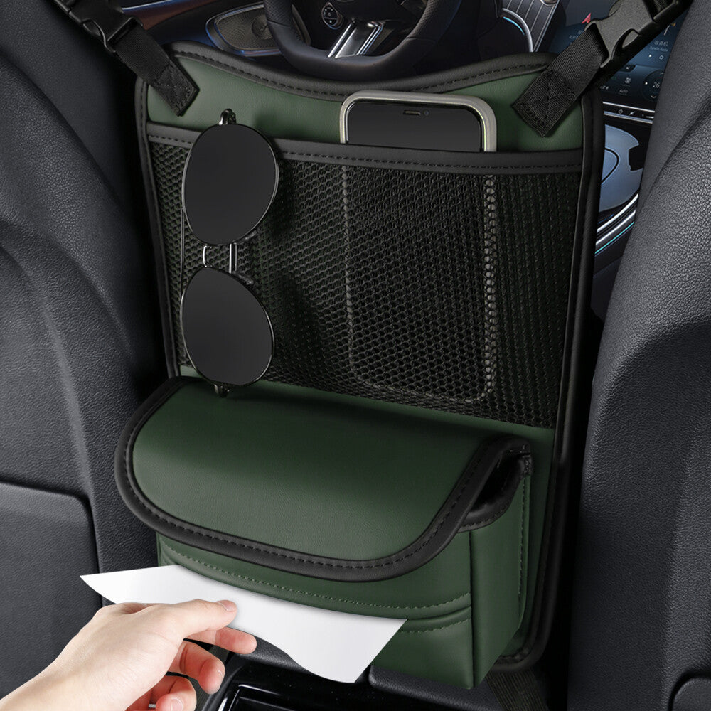 Car Pocket Handbag Holder Organizer Between for Seat Side Storage Phone Leather Bag