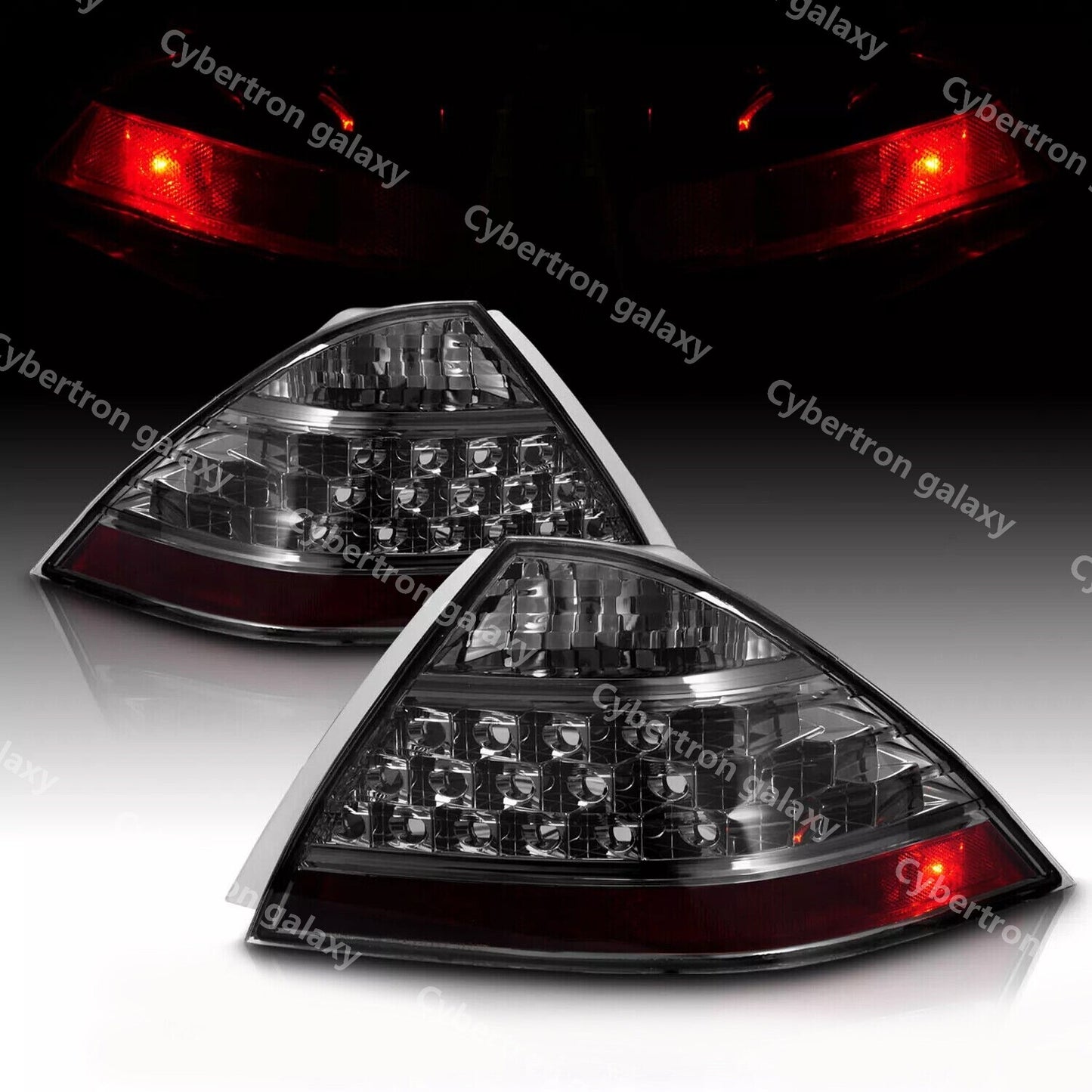Left For 2006 2007 for Honda Accord LX/EX/EXL Sedan Smoke Rear Brake Tail Lights