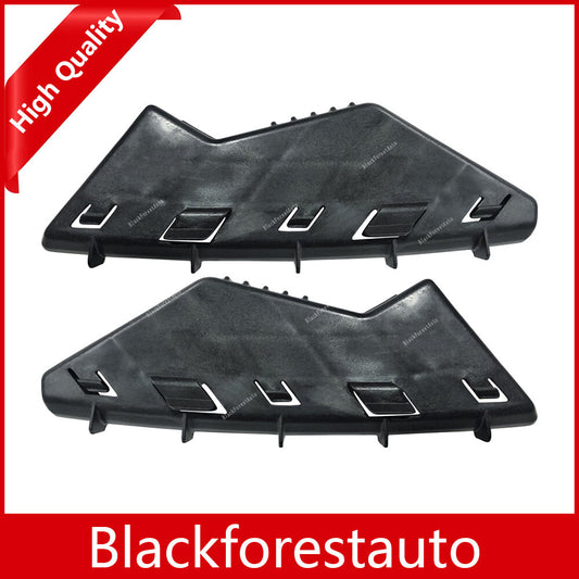 2x Fits 2013-18 for Hyundai Santa Black Front Right Left Bumper Upper Bracket