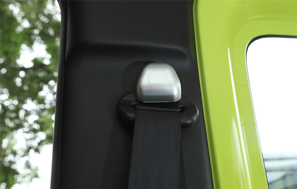 Silver ABS Interior for Seat Safety Belt Buckle Cover Fit for Suzuki for Jimny 2019-2022