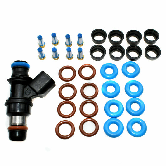 Fuel Injector Rebuild Kit, O-ring Filter Pivot V8 for Chevrolet for GMC 25317628 (New)