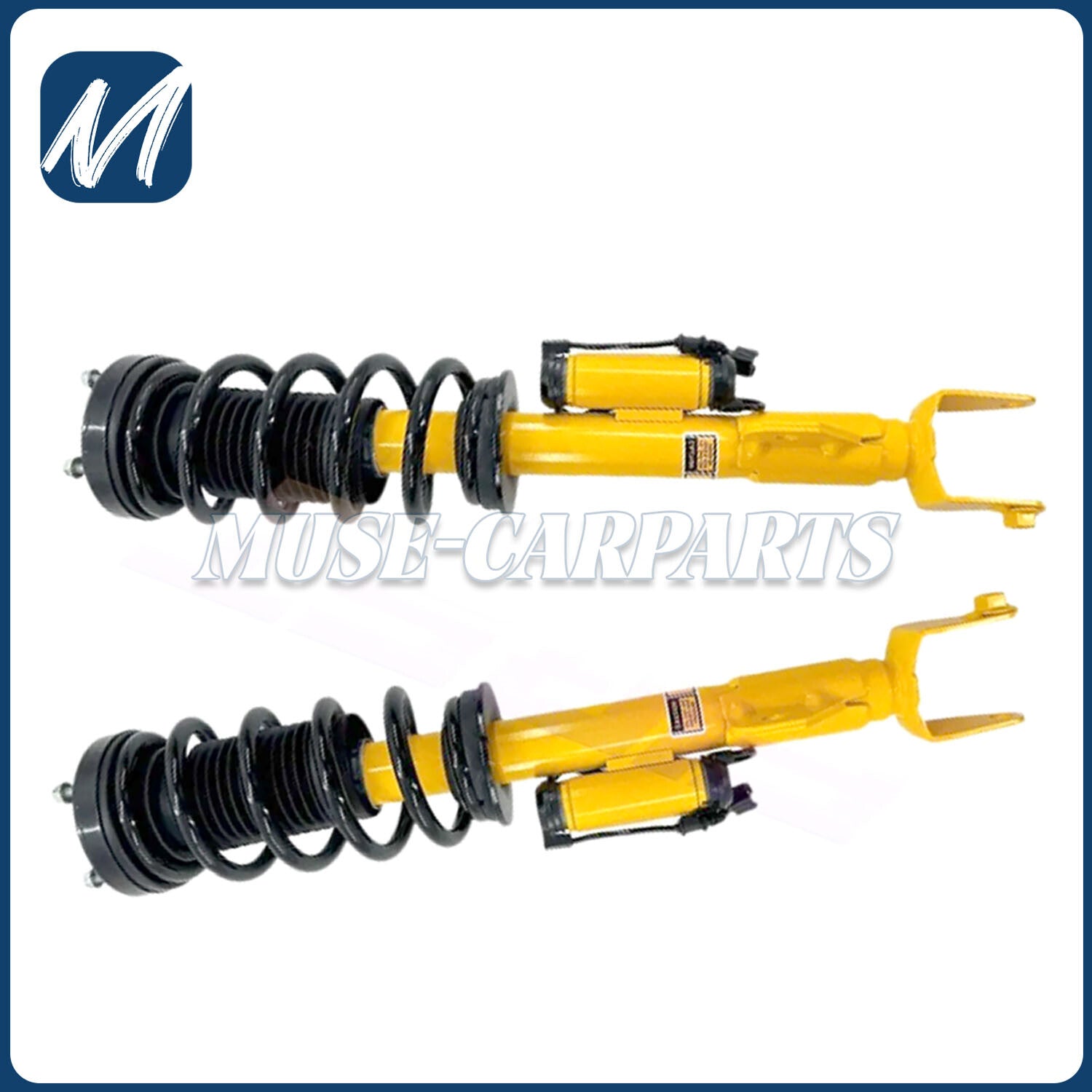 A pair of front shock absorber strut assemblies with electric adjustment for Lexus NX200t 2015 - 2017 NX300 2018-21