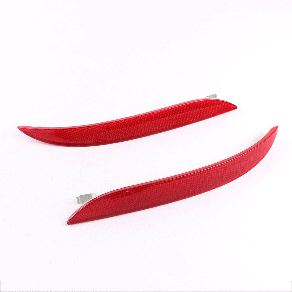 Left Right Rear Bumper Reflector Red for BMW E60 E61 528i 535i 550i 2008-2010