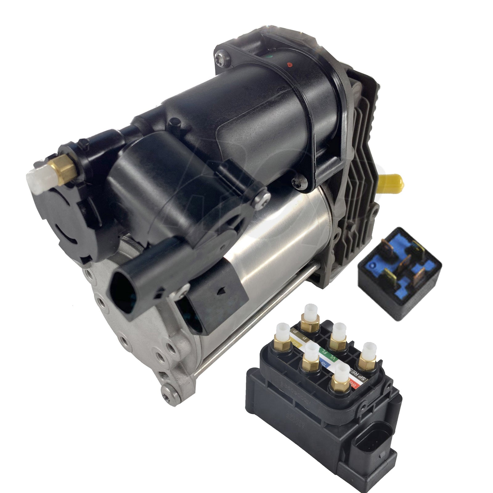 Air Suspension Compressor+Valve Block W/Airmatic for Mercedes W164 GL ML Class