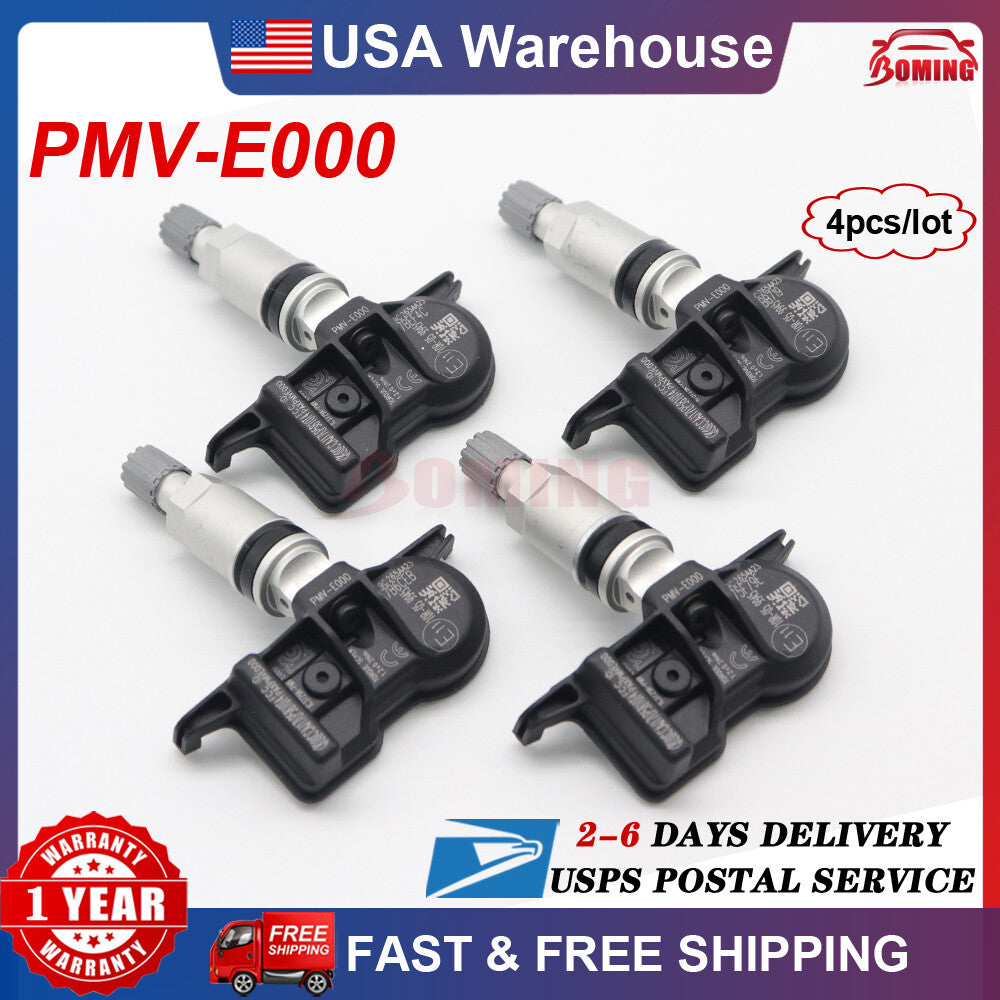 4x PMV-E000 NEW TPMS Tire Pressure Sensor for for Toyota for Camry for Lexus for ES RX