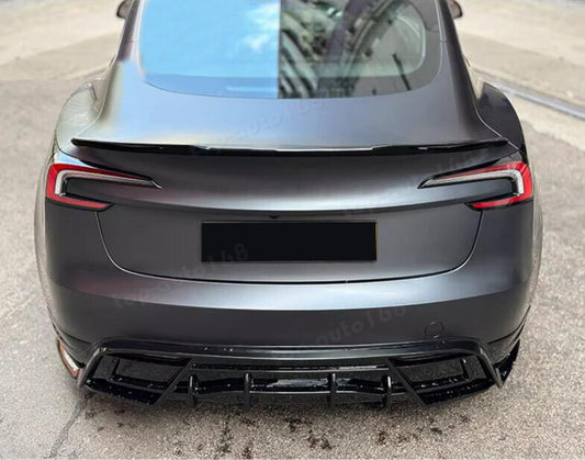 ABS Carbon Fiber Rear Door Tail Trunk Spoiler for Tesla Model 3 2024-2025