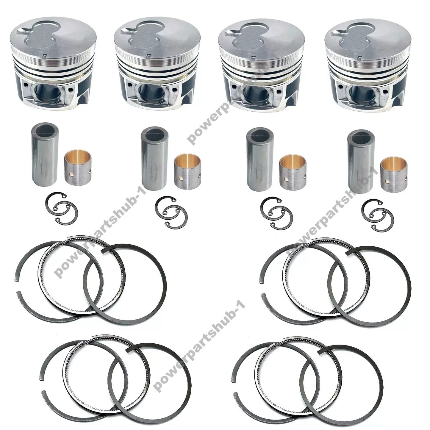 4LE1 Overhaul Rebuild Kit+Connecting rod+crankshaft for Isuzu Engine John Deer