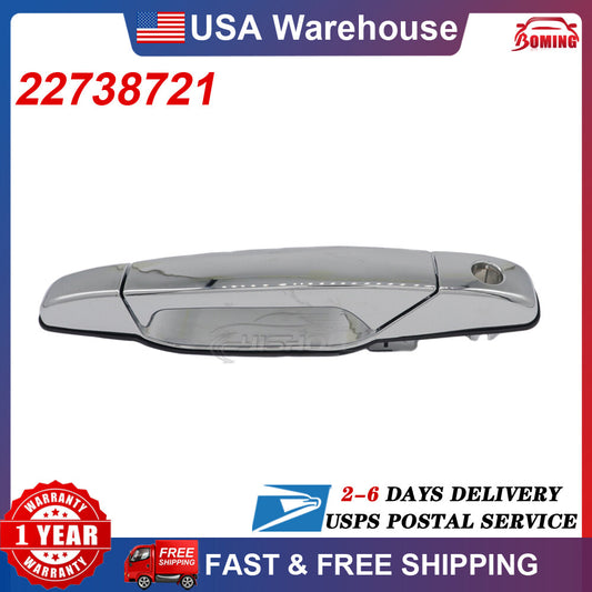 Exterior Door Handle Chrome Front Left LH Driver Side for 2007-13 for Chevy for GMC NEW
