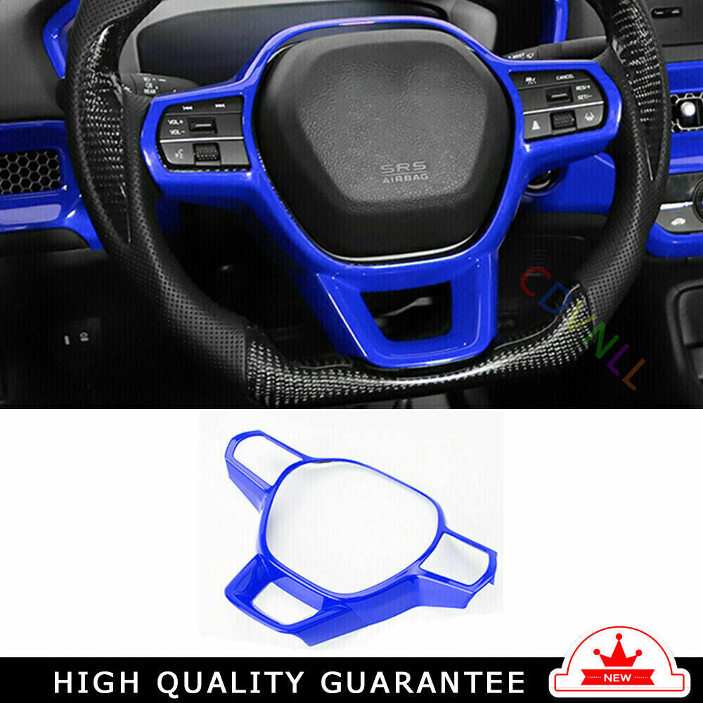 Steering Wheel Frame Cover Trim 1 for Honda for Civic 11th up 2022-2023 Bright Blue