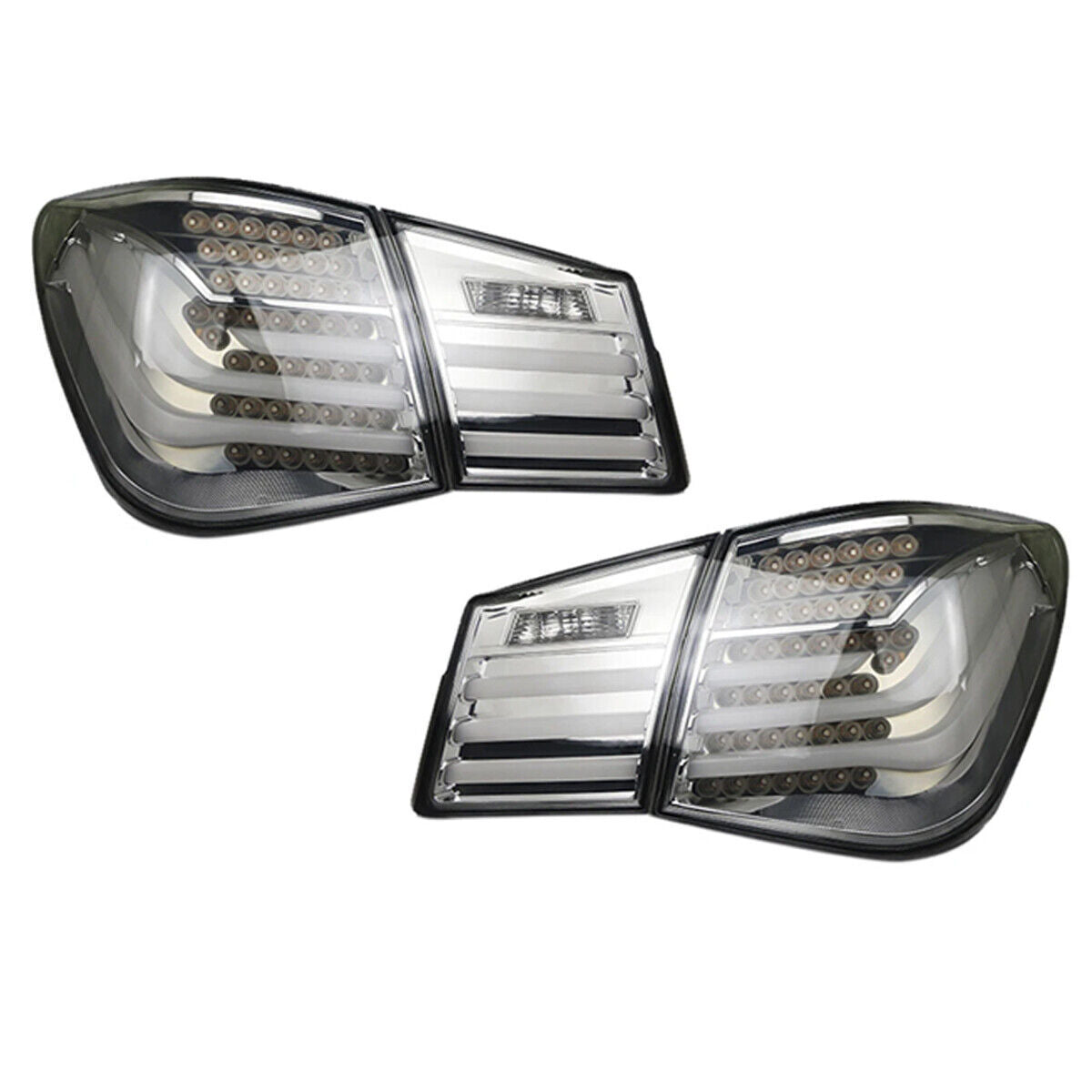 LHRH LED Tail Light DRL Rear Brake Lamp Smoked for Chevrolet for Cruze 2009-2015