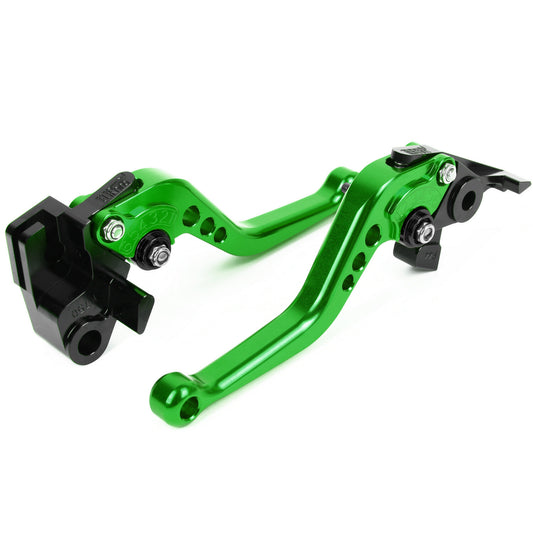 for Kawasaki 400 2011 / 650 09-2016 Short Clutch Brake Levers GN US