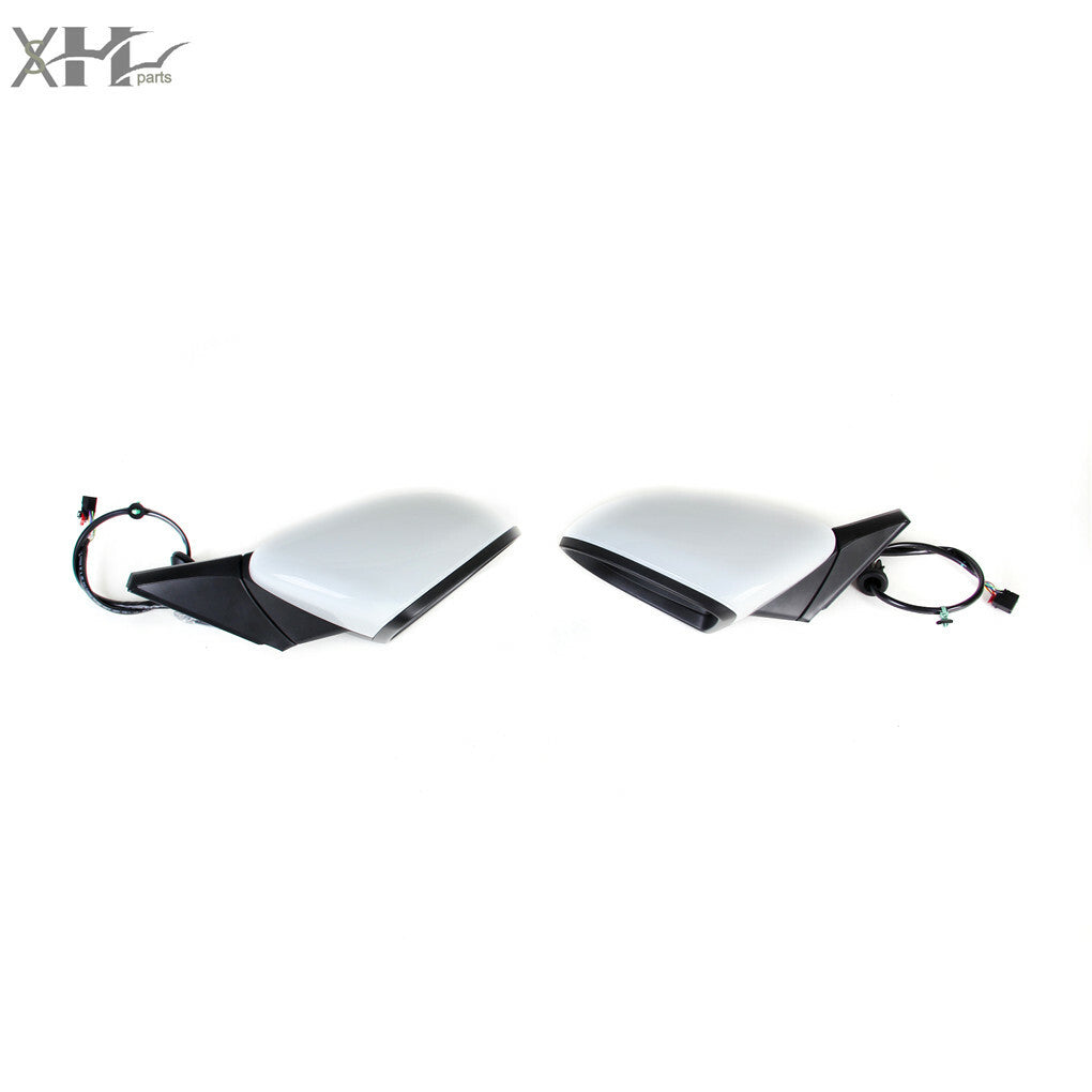 Left and Right Rearview Mirror With Fold/Heated Fit for VW for Golf /GTI/R e- for Golf