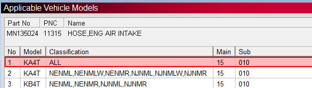 Engine Air Intake Hose for Mitsubishi L200 Triton 2005-2015 KA4T KB4T MN135024