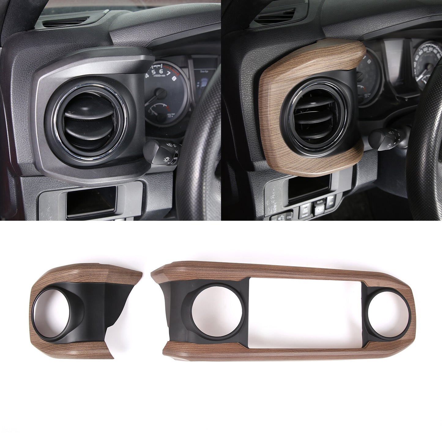 ABS matte black interior door panel trim for BMW 3 Series E90 2005-2012