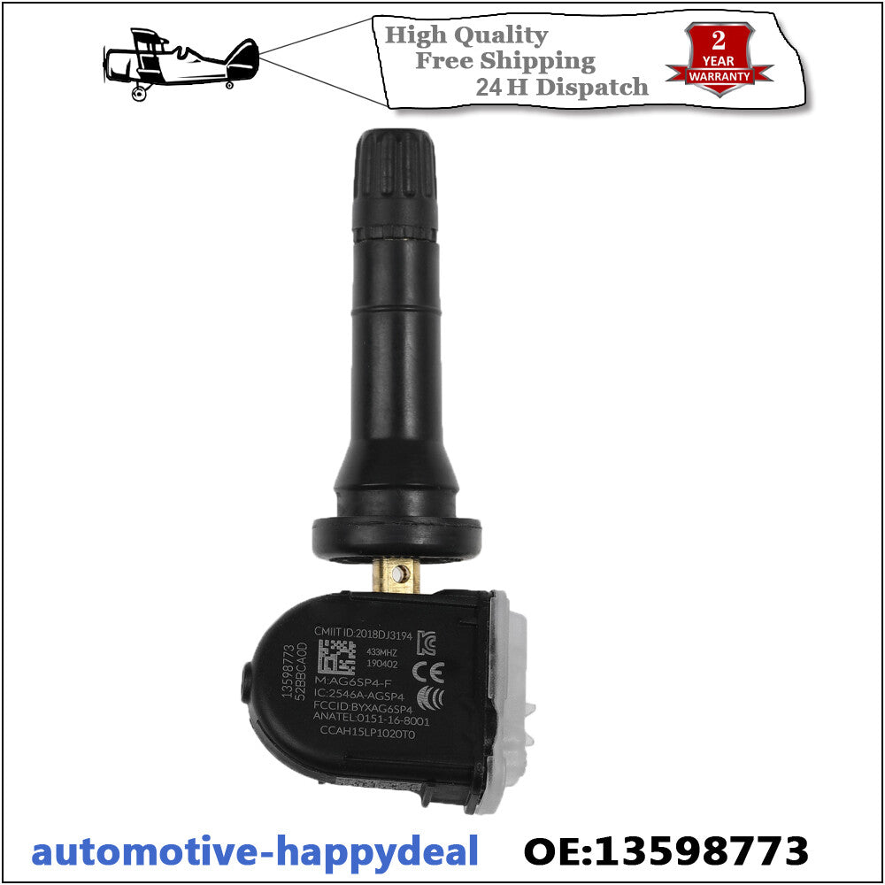 4X Tyre Pressure Sensor 13506028 13598773 Fits for Vauxhall Astra K 2015-2020