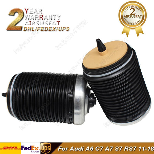 Rear Right Left Air Suspension Springs for Audi A6 C7 A7 S7 RS7 4H6616002F 11-18